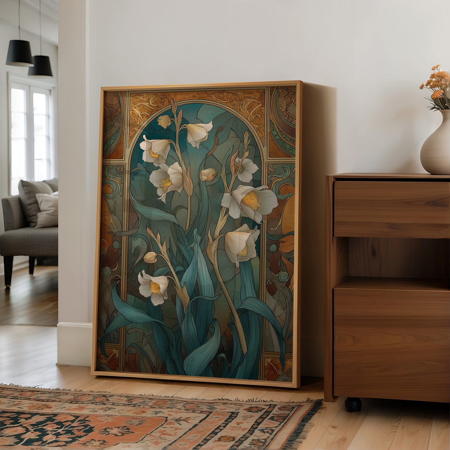 Where Daffodils Dream In Teal