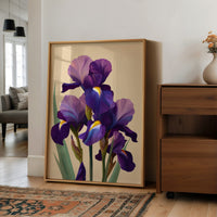 Three Irises Before Dusk