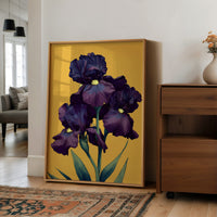 Dark Violet Against The Gold