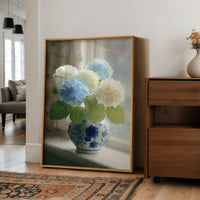 Soft Blue Where The Curtain Parts