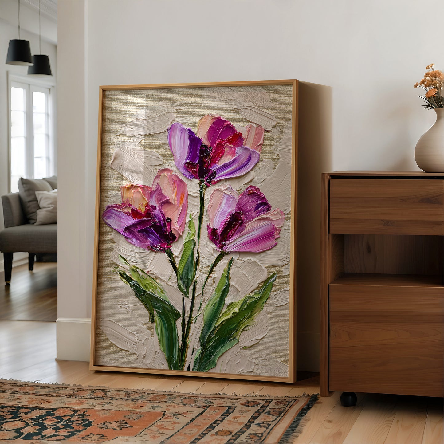 Three Tulips, Unbothered