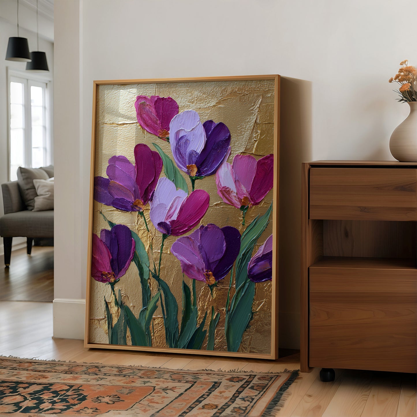Purple In A Field Of Gold