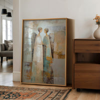 Two Angels Standing Close