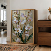 Lavender Blooms on Gilded Air