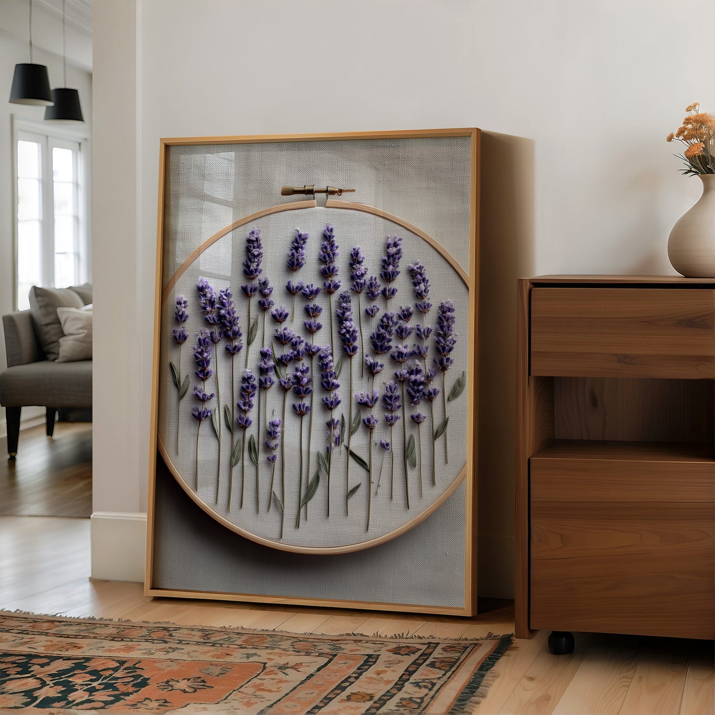 A Field Pressed into a Hoop