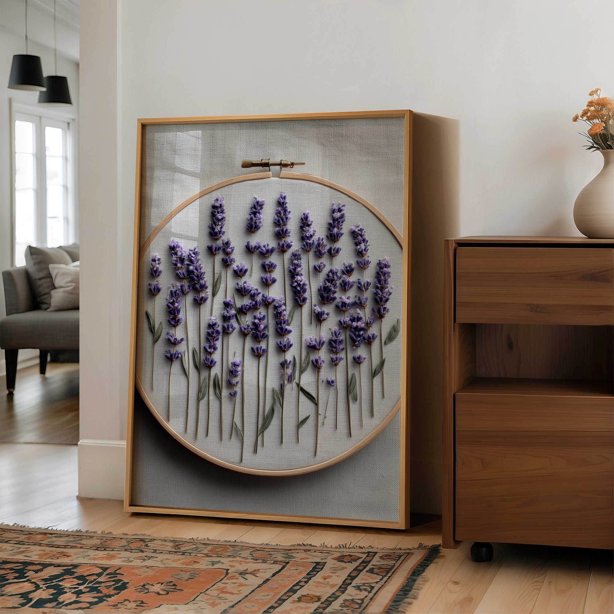 A Field Pressed into a Hoop