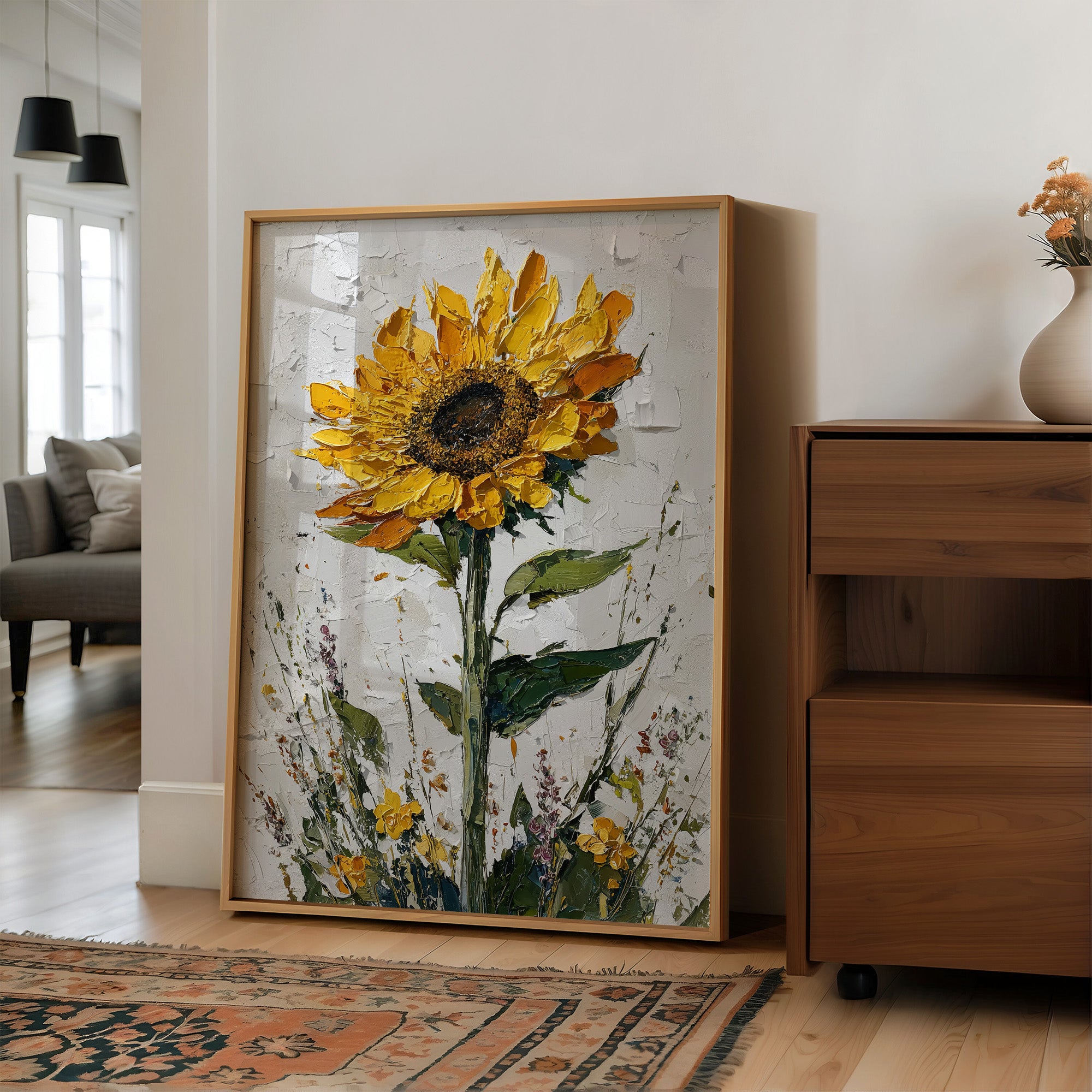 One Sunflower Stands the Tallest