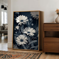 Three Daisies Holding the Dark