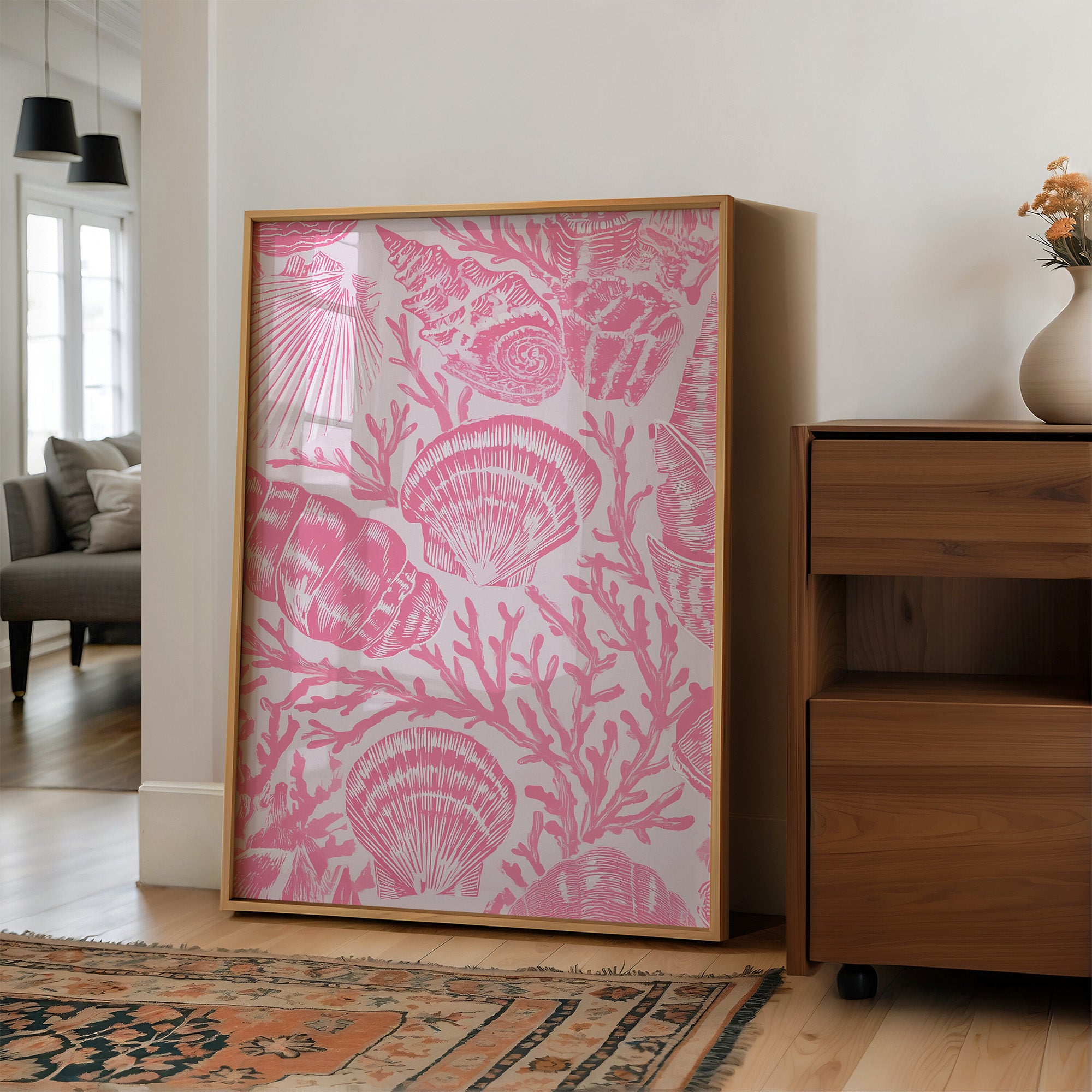 Everything the Ocean Left in Pink