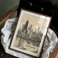 Chicago in Sepia Tones