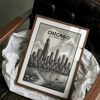 Chicago in Woodcut
