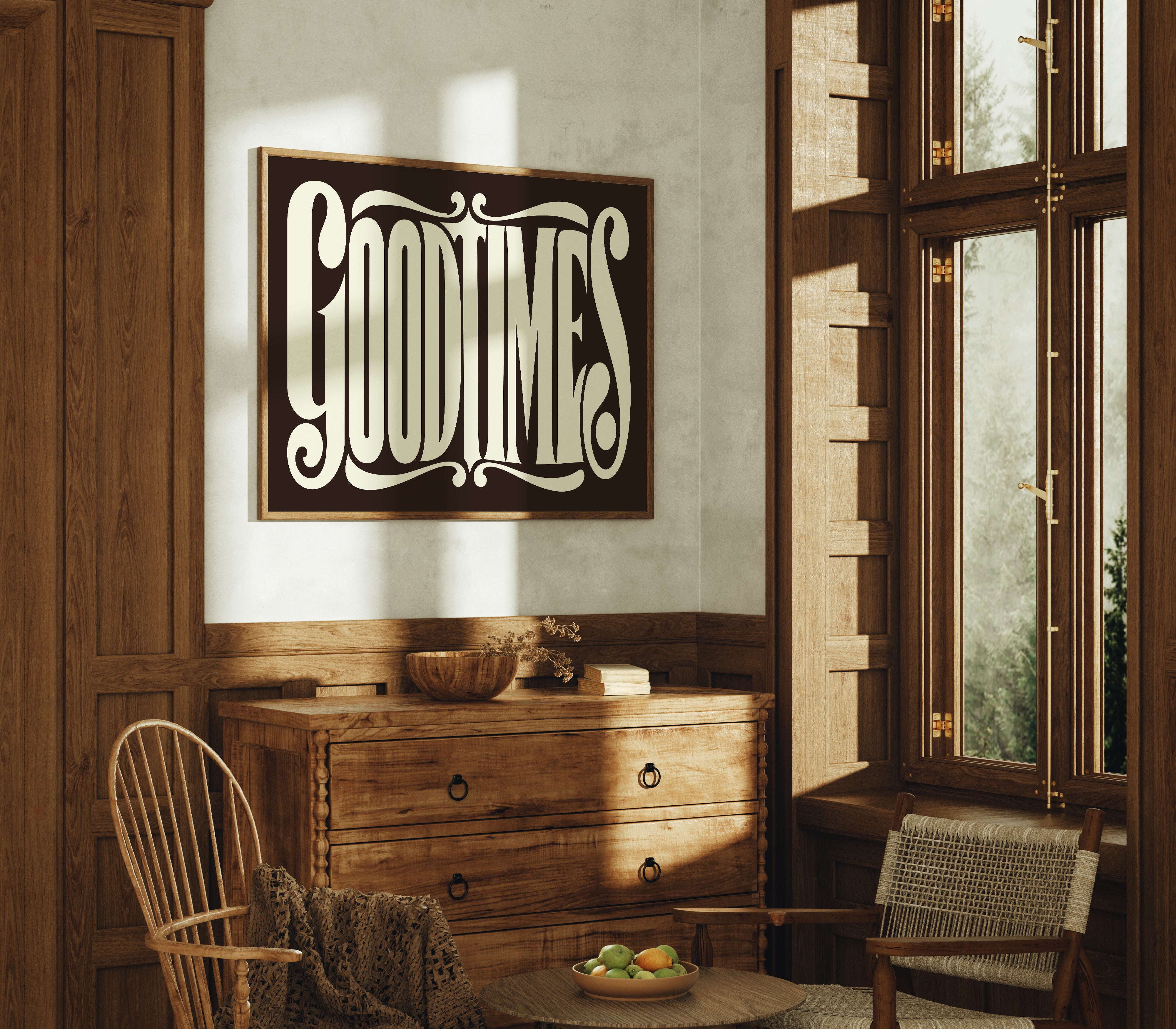 Good Times Vintage Typography