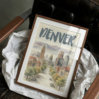 Denver in Watercolor