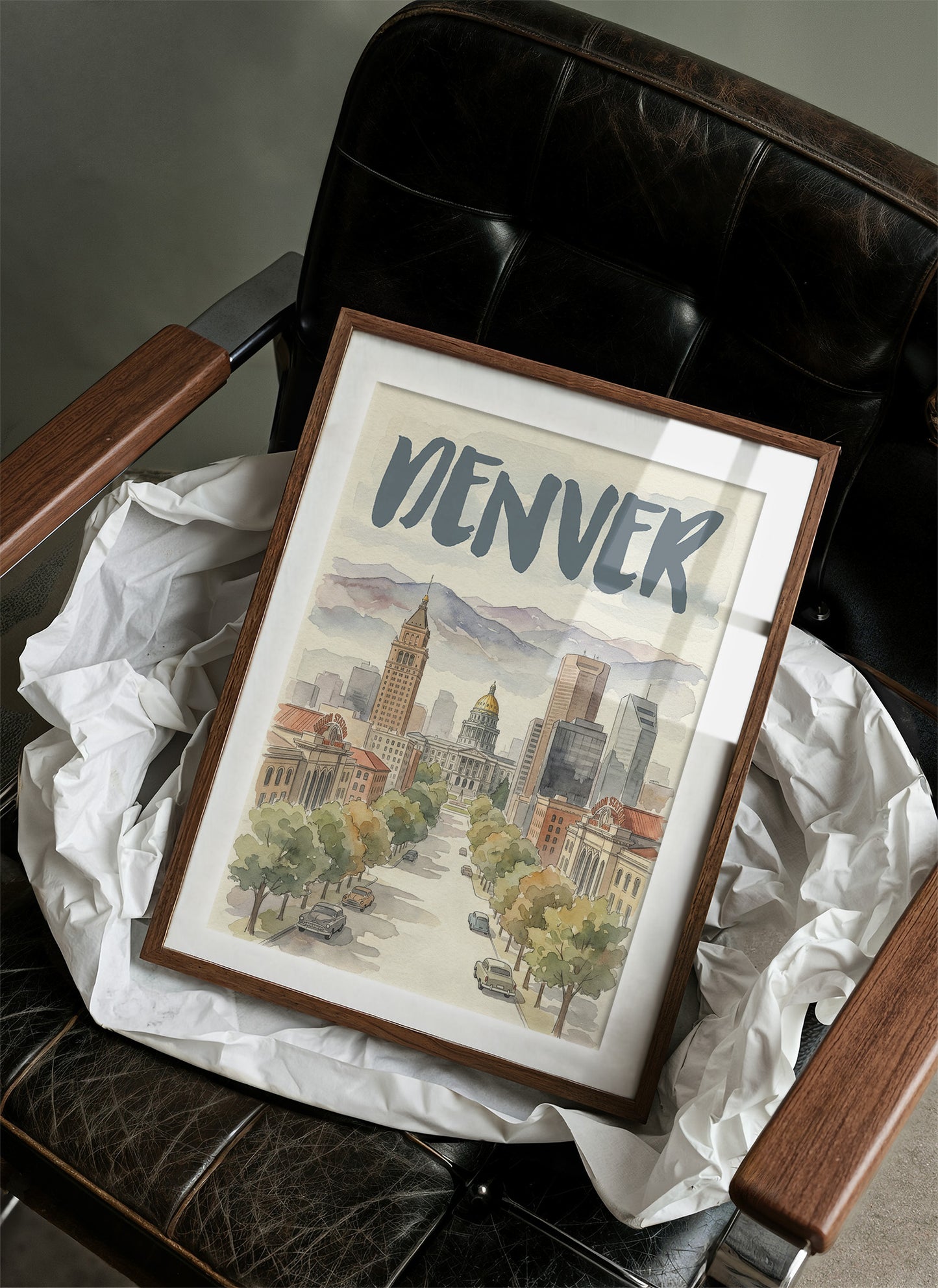 Denver in Watercolor