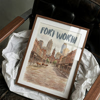 Fort Worth in Watercolor