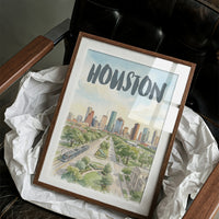Houston in Watercolor