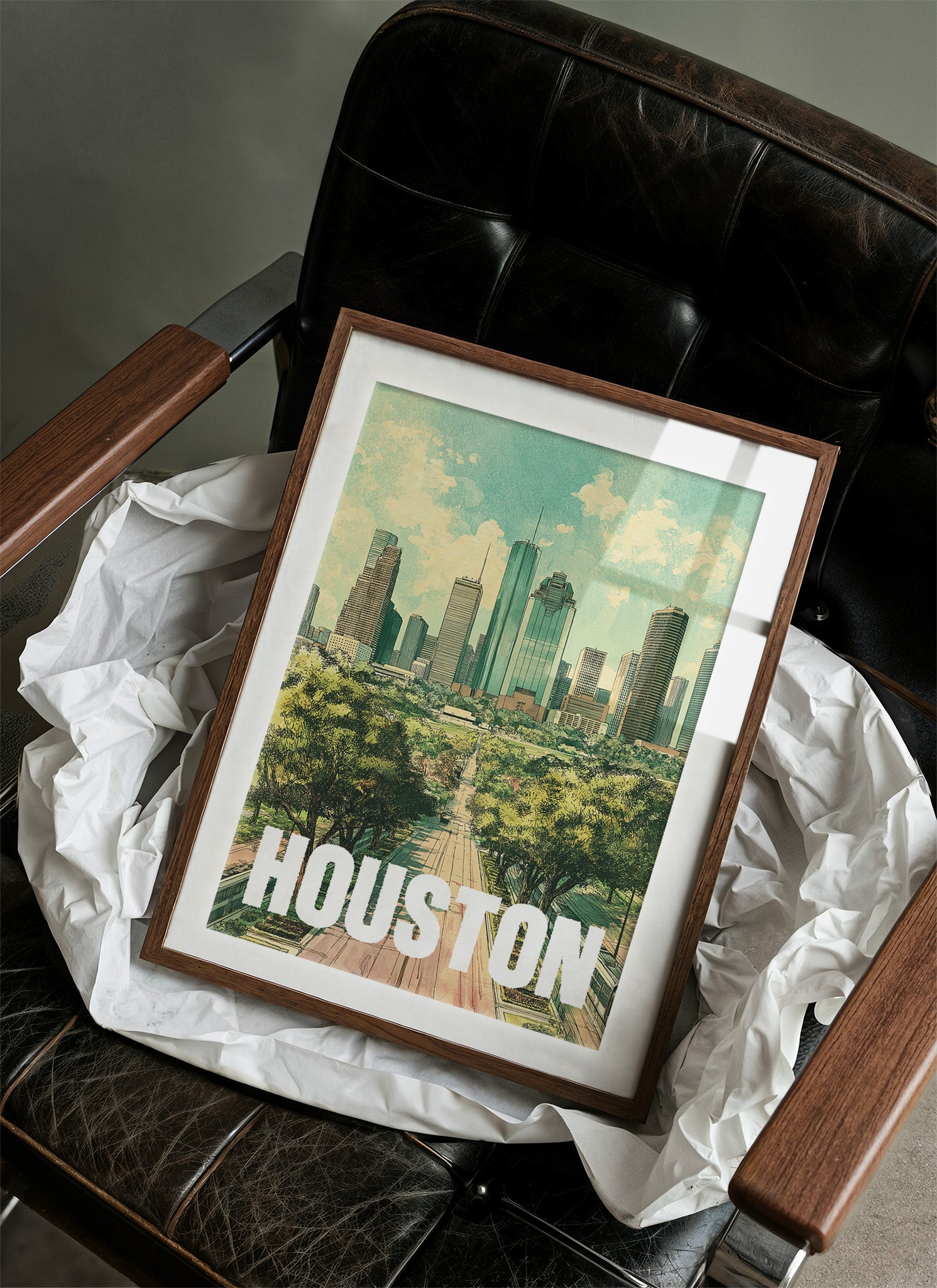 Houston, Riso Print