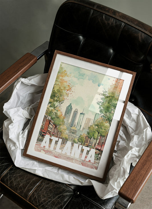 Atlanta, Riso Print