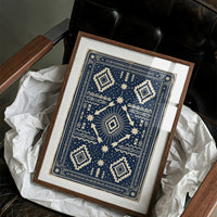 Indigo Southwestern Star Pattern