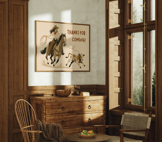 Cowgirl Wrangling Words of Thanks