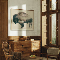 Bison Holds a Forest