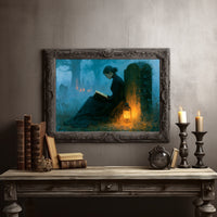 Reading by Lantern Light
