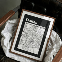 Dallas, Mapped in Black