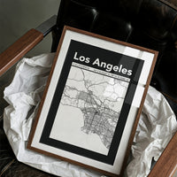 Los Angeles, Mapped in Black