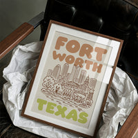 Fort Worth, Bubble Letter Skyline