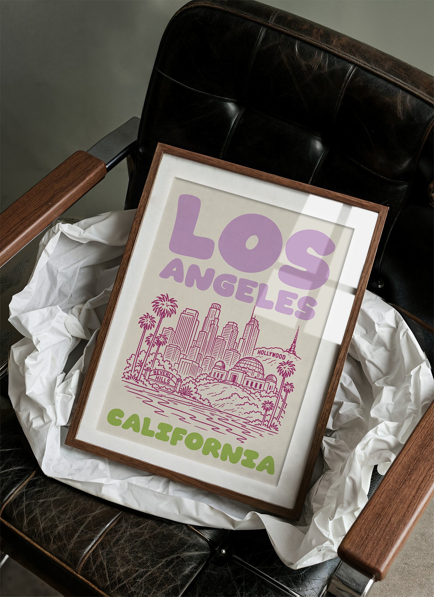 Los Angeles, Bubble Letter Skyline