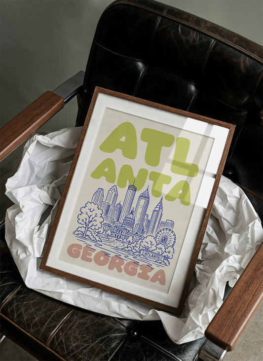 Atlanta, Bubble Letter Skyline