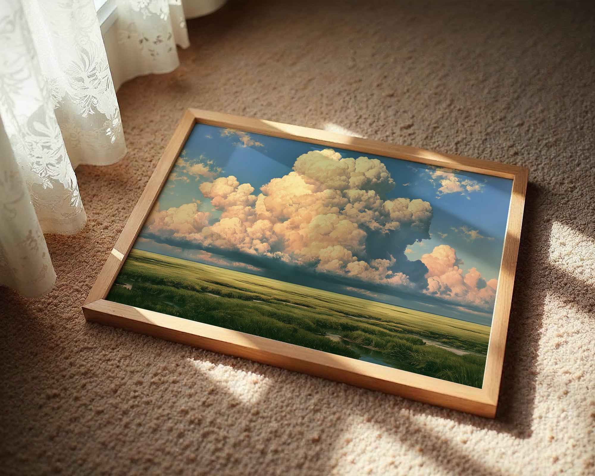 Marshland Beneath the Clouds