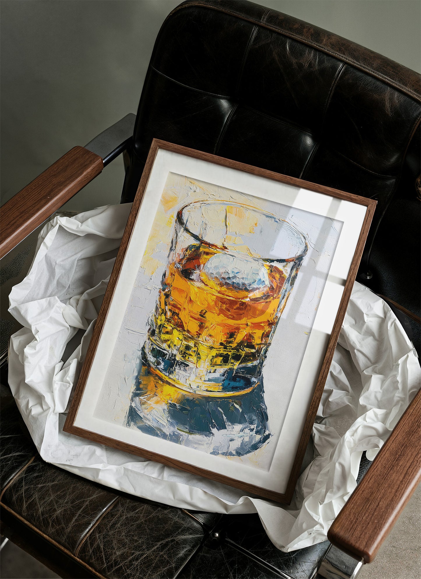 On the Rocks: An Impasto Pour