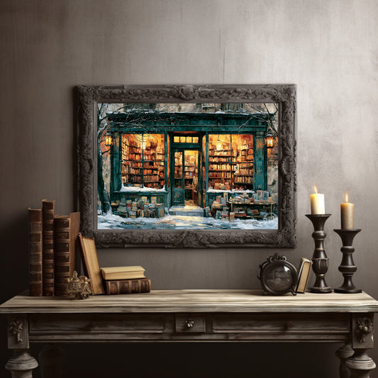 Bookshop in the Snow
