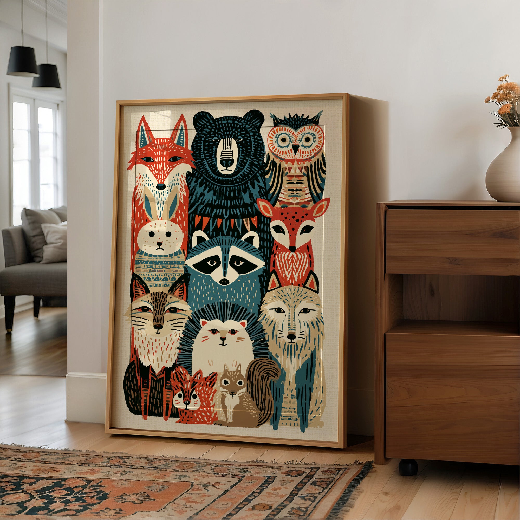 Woodland Council: A Folk Art Menagerie