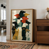 Dog Pack: A Folk Block-Print Chorus