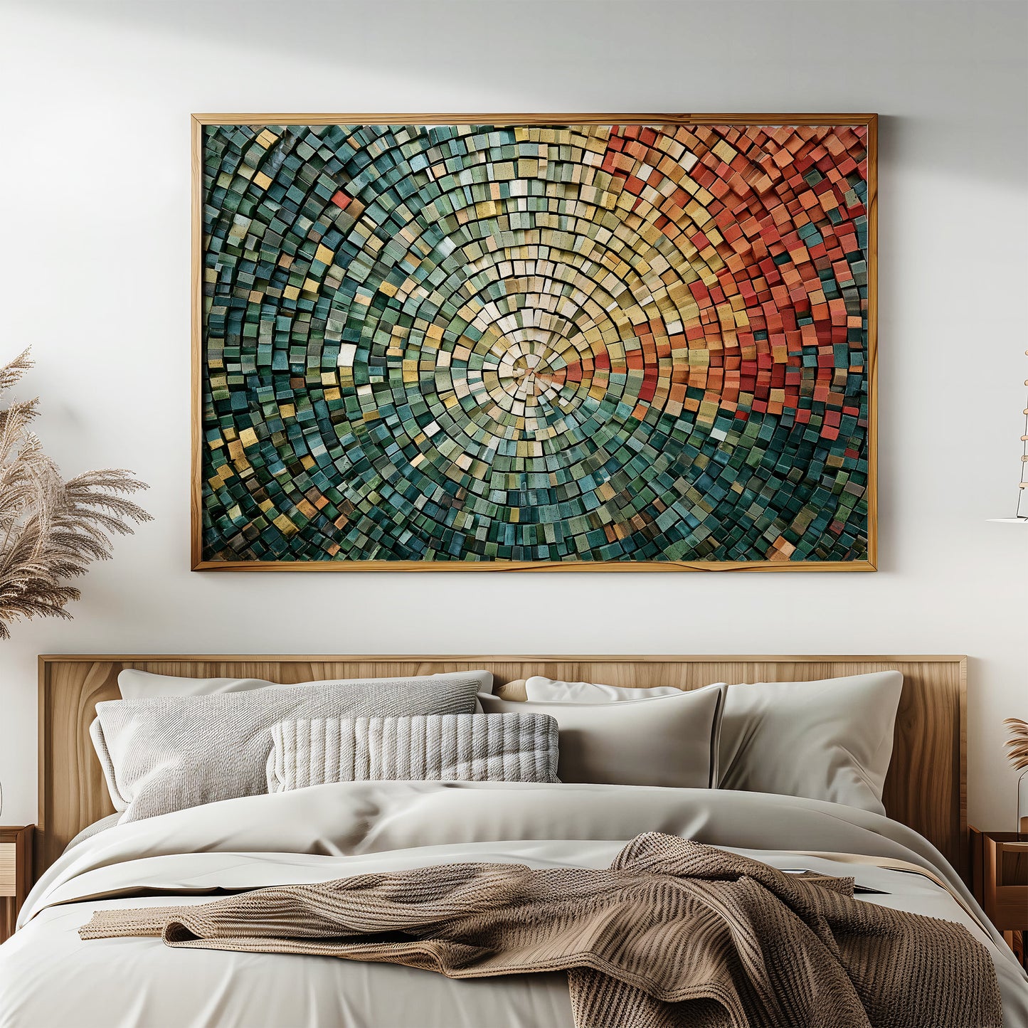 Radiating Terracotta and Sage