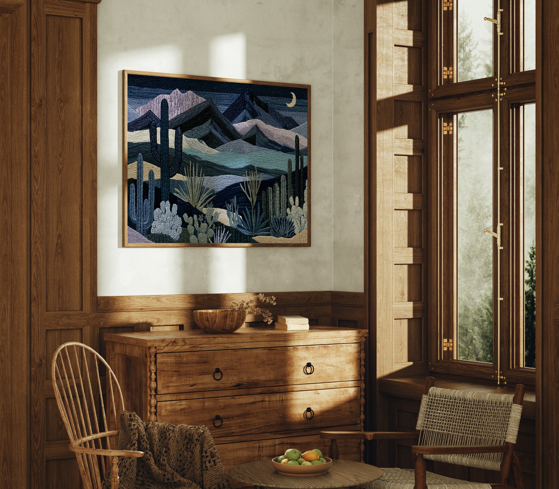 Desert Nightfall in Stitches