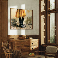 Marigold Skirt, Midnight Boots