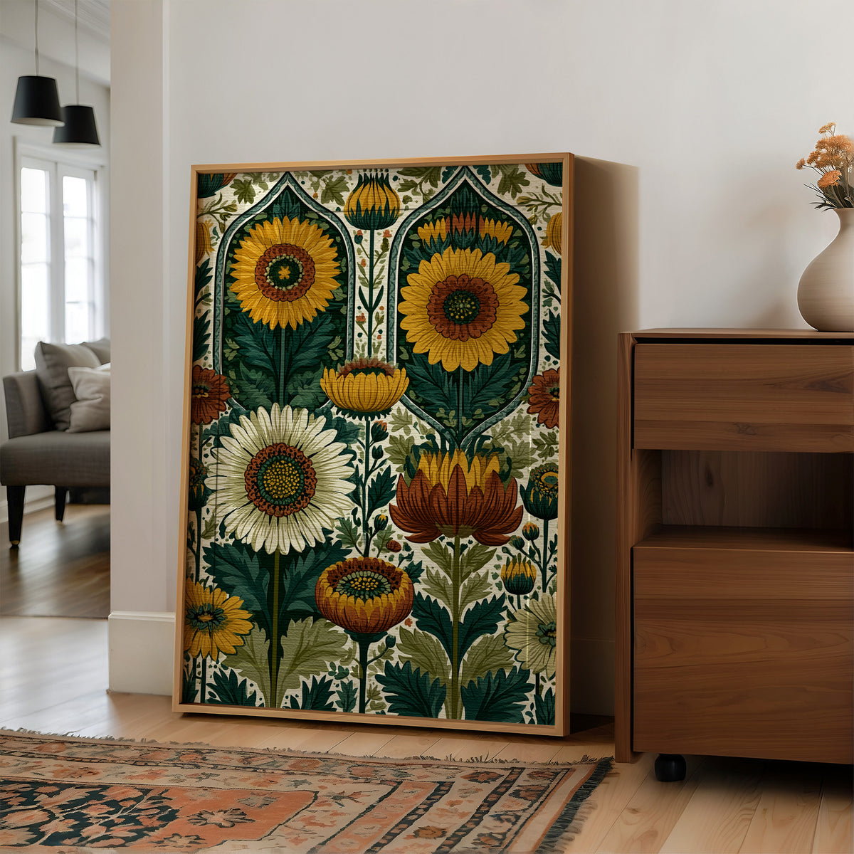Sunflower Cathedral Tapestry