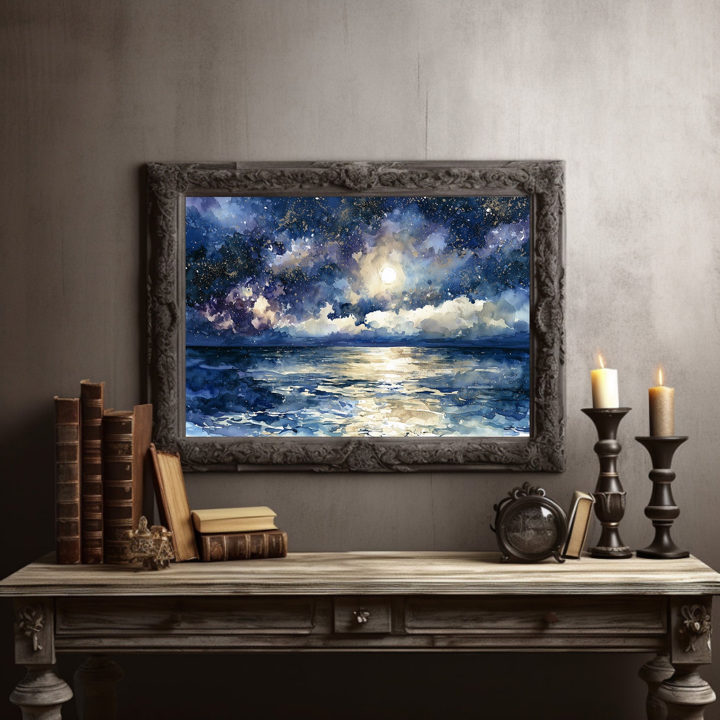 Moonlight on the Open Sea