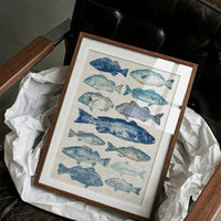 Gyotaku School in Blue