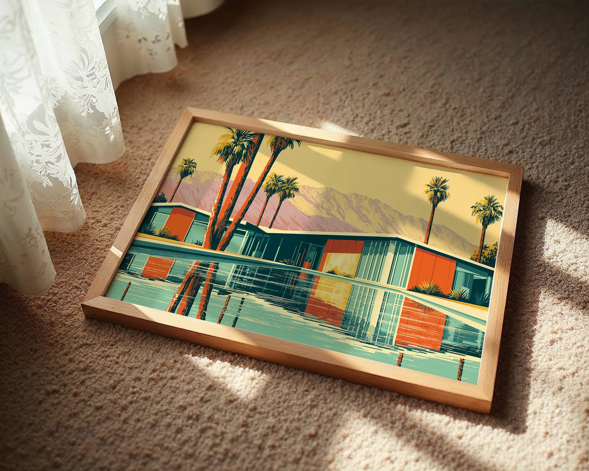 Sunset Reflections on Orange Grove Lane
