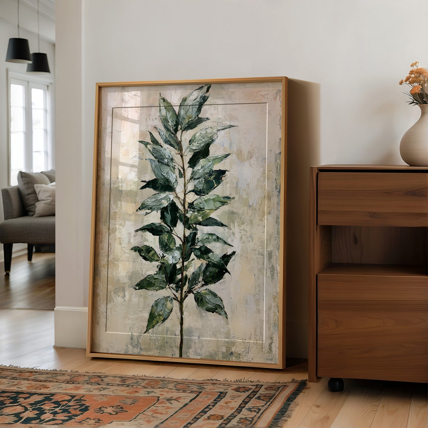 Single Stem, Textured Neutrals