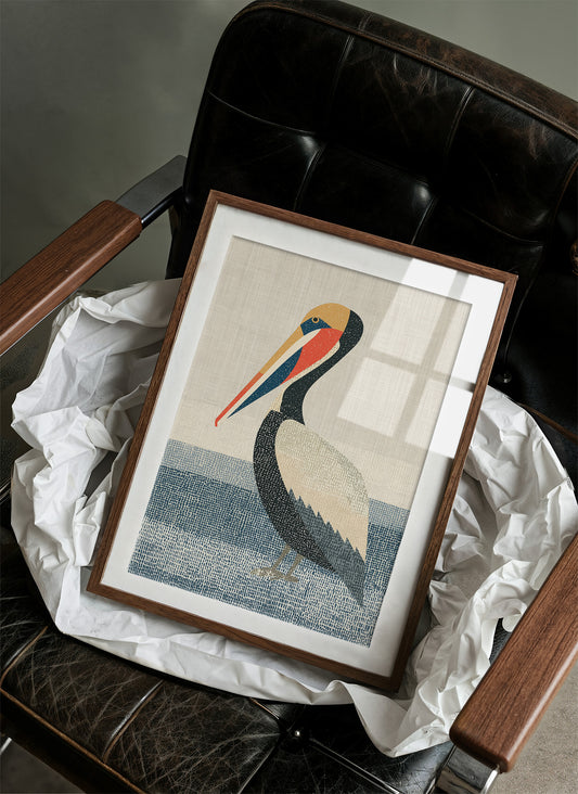 Pelican at Rest, Coastal Weave