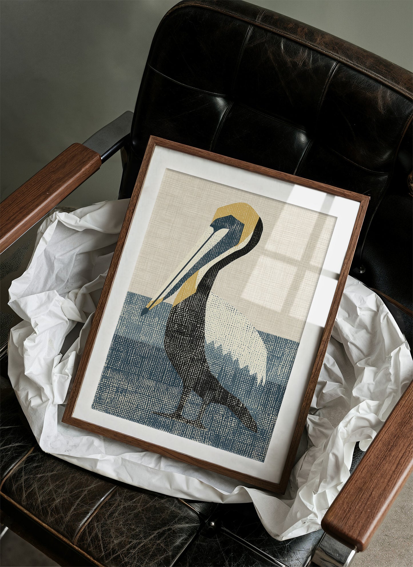 Pelican in Dotted Slate