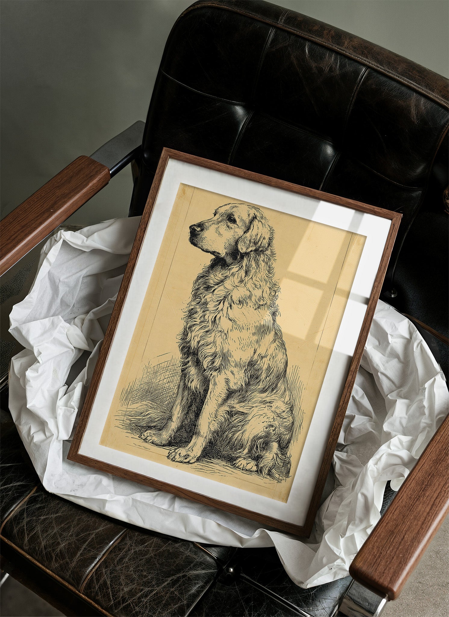 The Good Old Boy: Vintage Setter Sketch