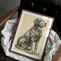 Noble Watch: Vintage Hound Engraving
