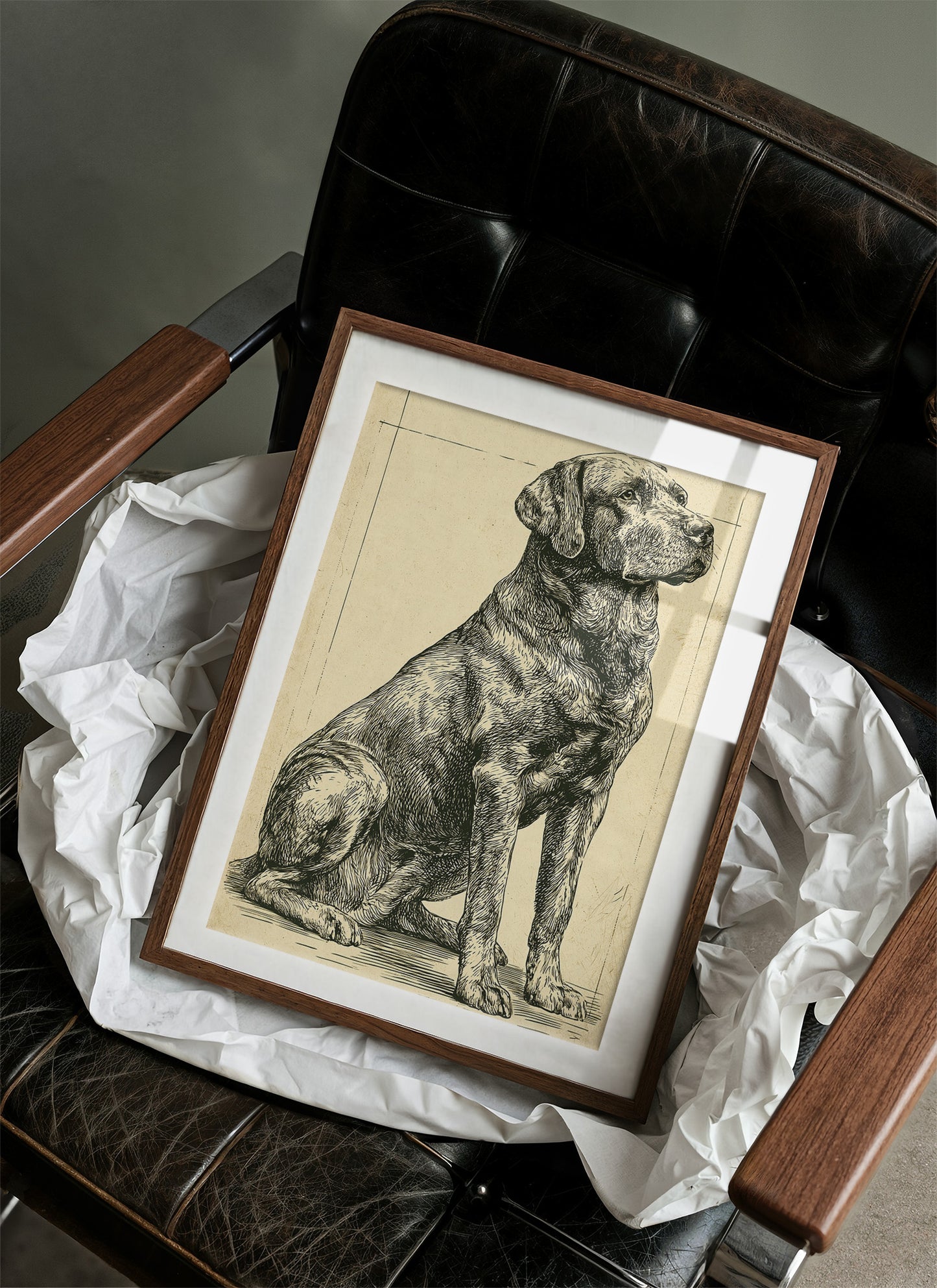 Noble Watch: Vintage Hound Engraving