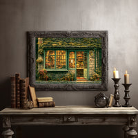 Bookshop Wrapped in Green